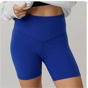 Vibrant Blue Women's Bike Shorts
